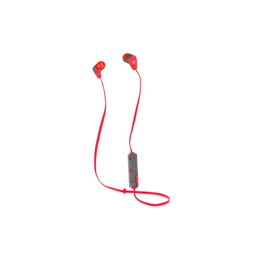 Kitsound Bounce Bluetooth Wireless In-Ear Headphones Red