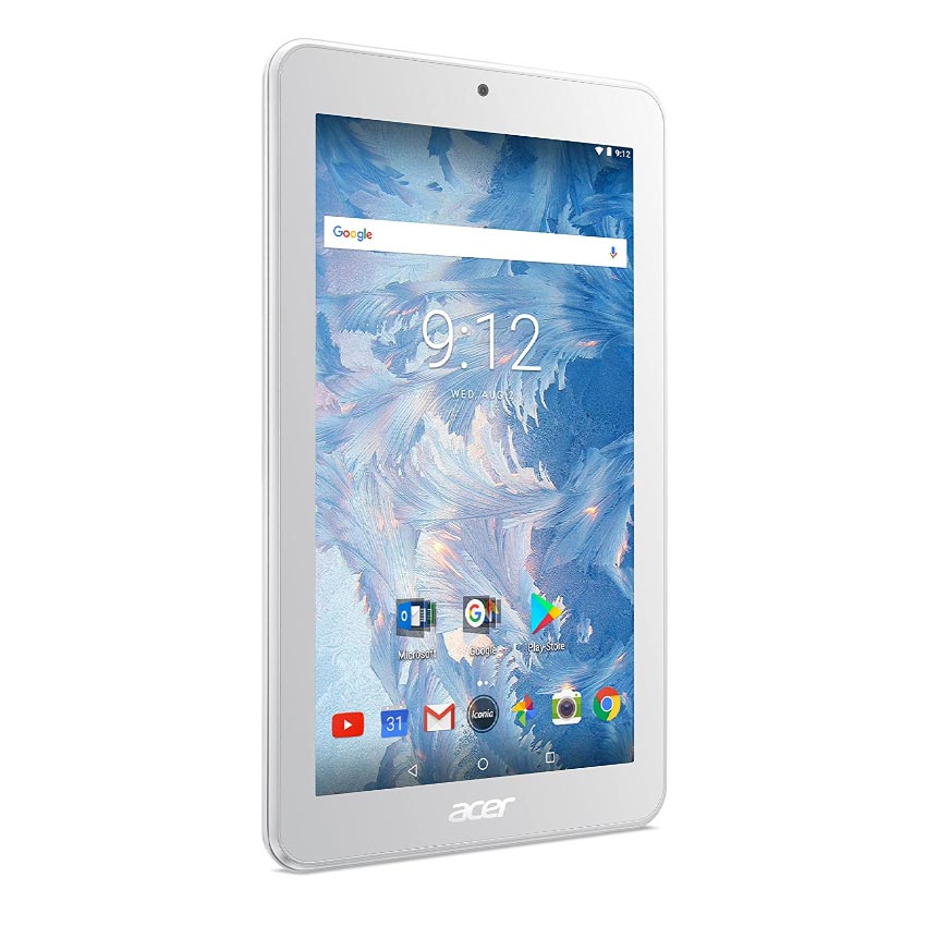 Acer Iconia One 7 B1-7A0 White Left Side ViewAcer Iconia One 7 B1-7A0 White Front View 3
