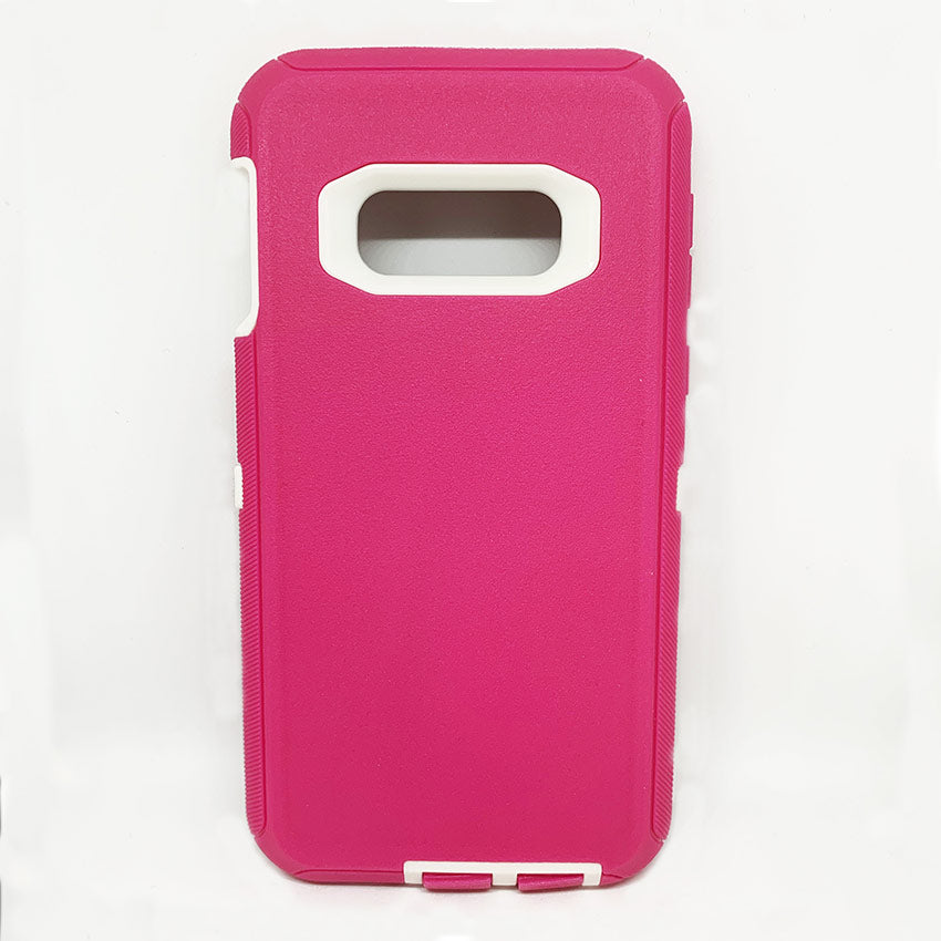 Generic-Samsung-S10e-Defender-Case-pink:white- Fonez-Keywords : MacBook - Fonez.ie - laptop- Tablet - Sim free - Unlock - Phones - iphone - android - macbook pro - apple macbook- fonez -samsung - samsung book-sale - best price - deal
